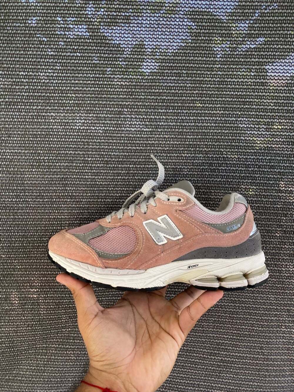 New Balance 2002R Orb Pink Grey Sneakers